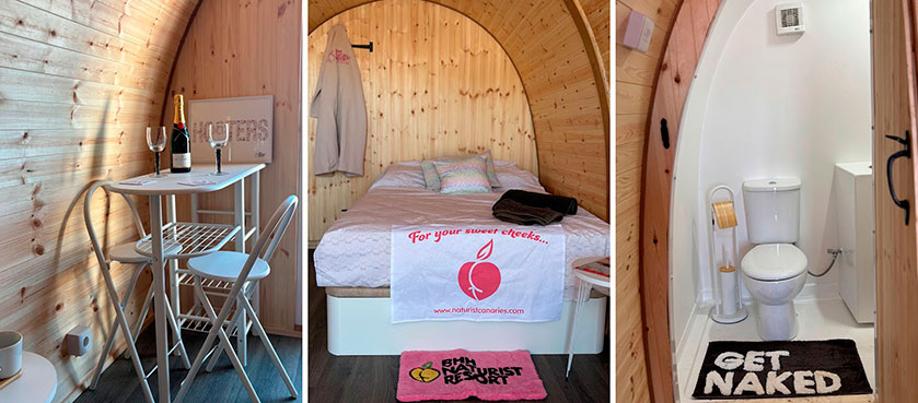 Nieuwe ecopods bij BHH Naturist Resort