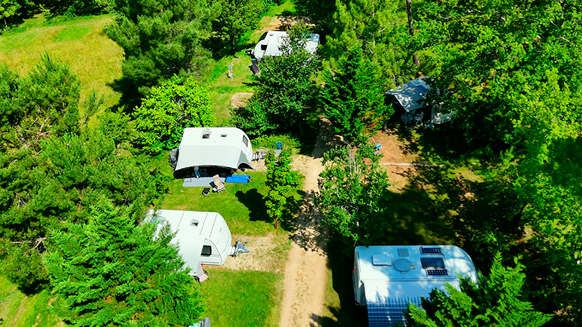 Naturistische camping Le Coteau de l’Herme