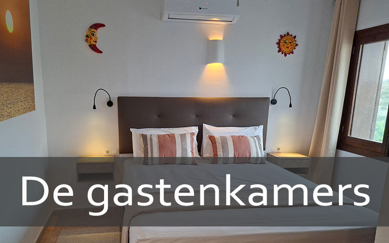 De gastenkamers Ananda, Prana en Shanti