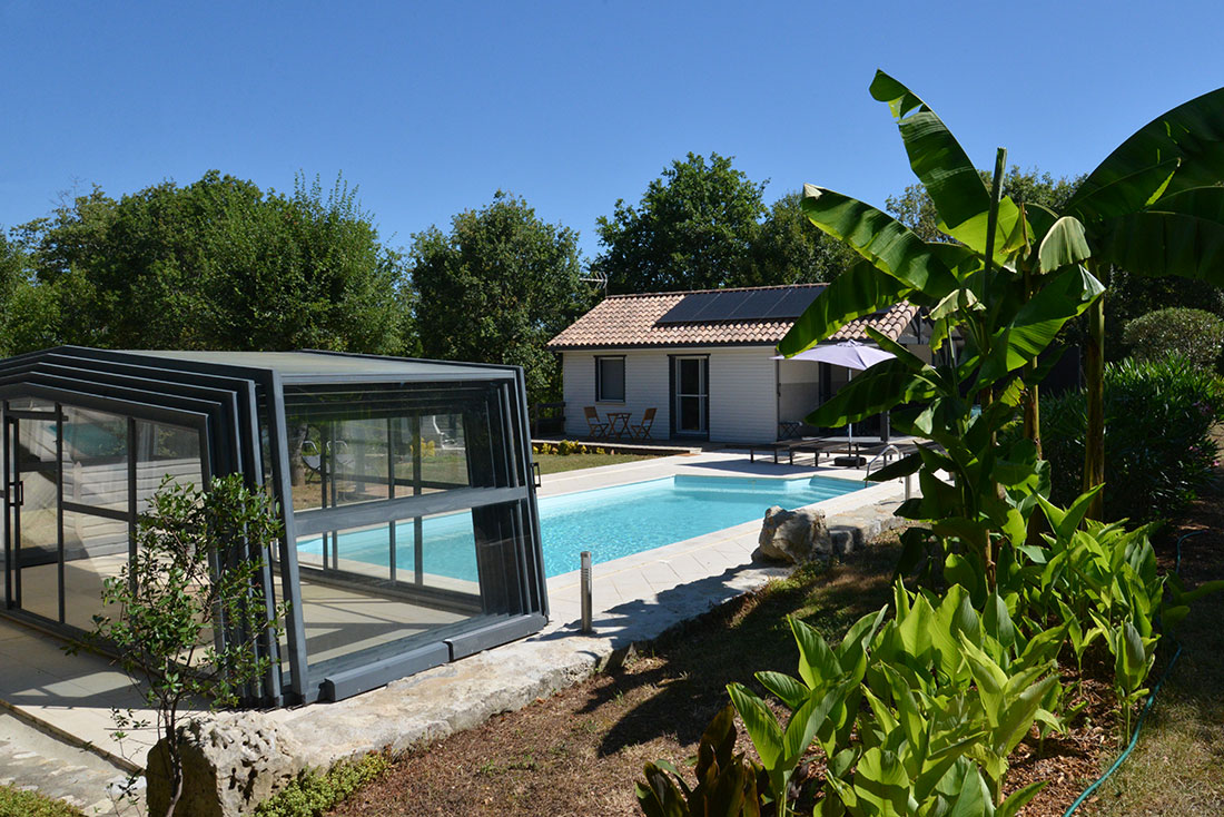De entree bij naturistencamping Le Clos Barrat